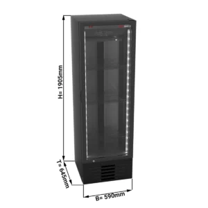Chladnička na nápoje - 330 litrov - 1 sklenené dvere a LED osvetlenie
