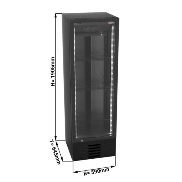 Chladnička na nápoje - 330 litrov - 1 sklenené dvere a LED osvetlenie