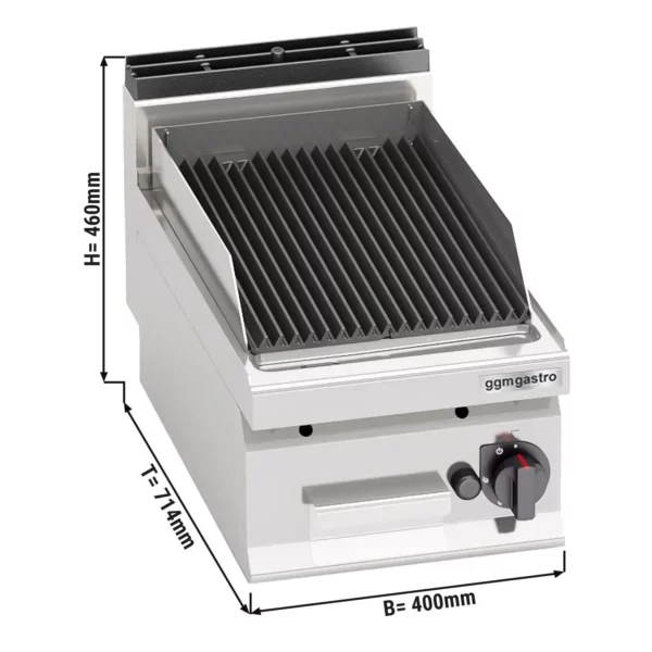 Plynový lávový gril (6,9 kW)