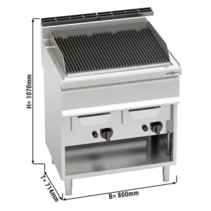 Plynový vodný gril (18 kW)