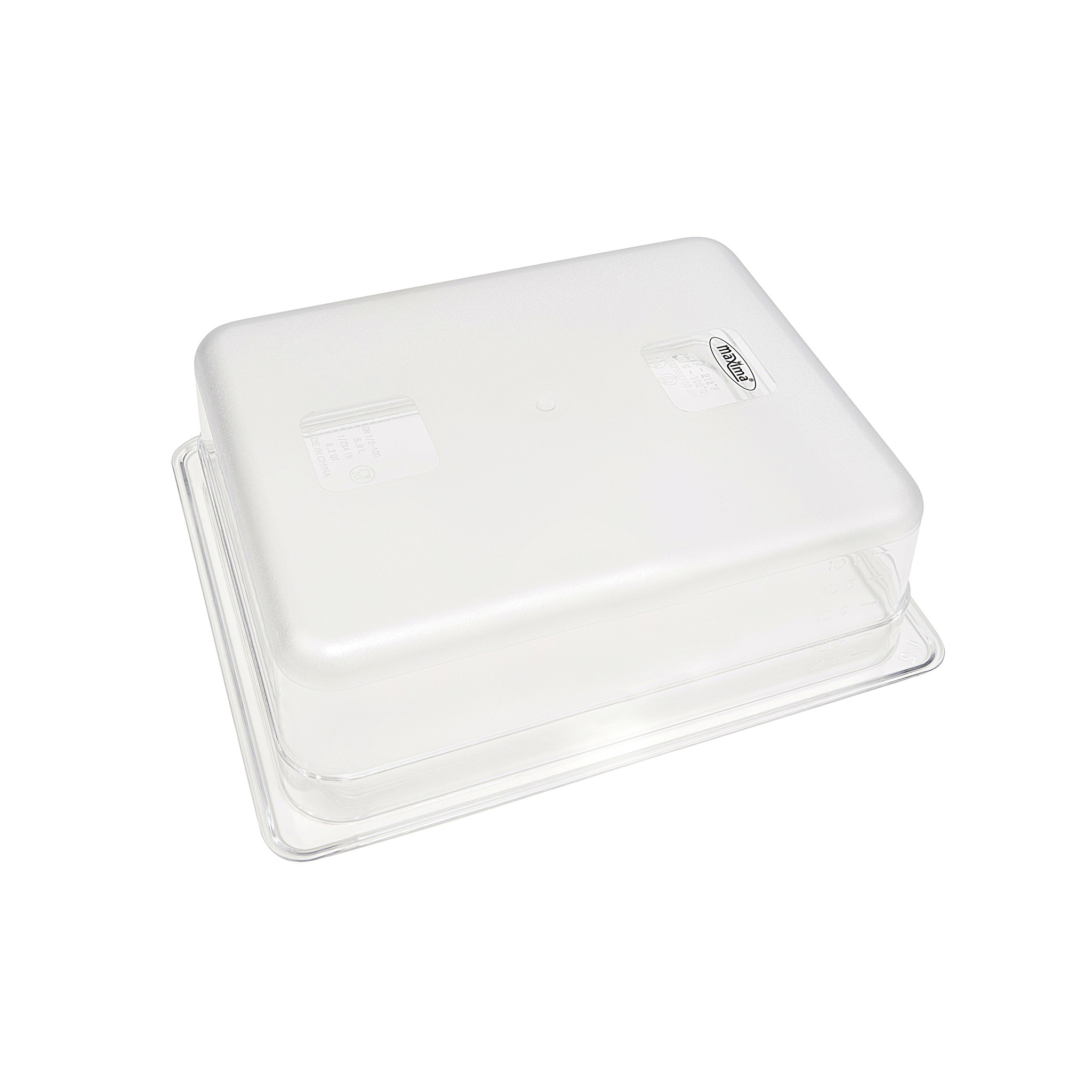Gastronádoba 1/2 GN - 10 cm hlboká - 32,5 x 26,5 cm - polykarbonát – Obrázok 2