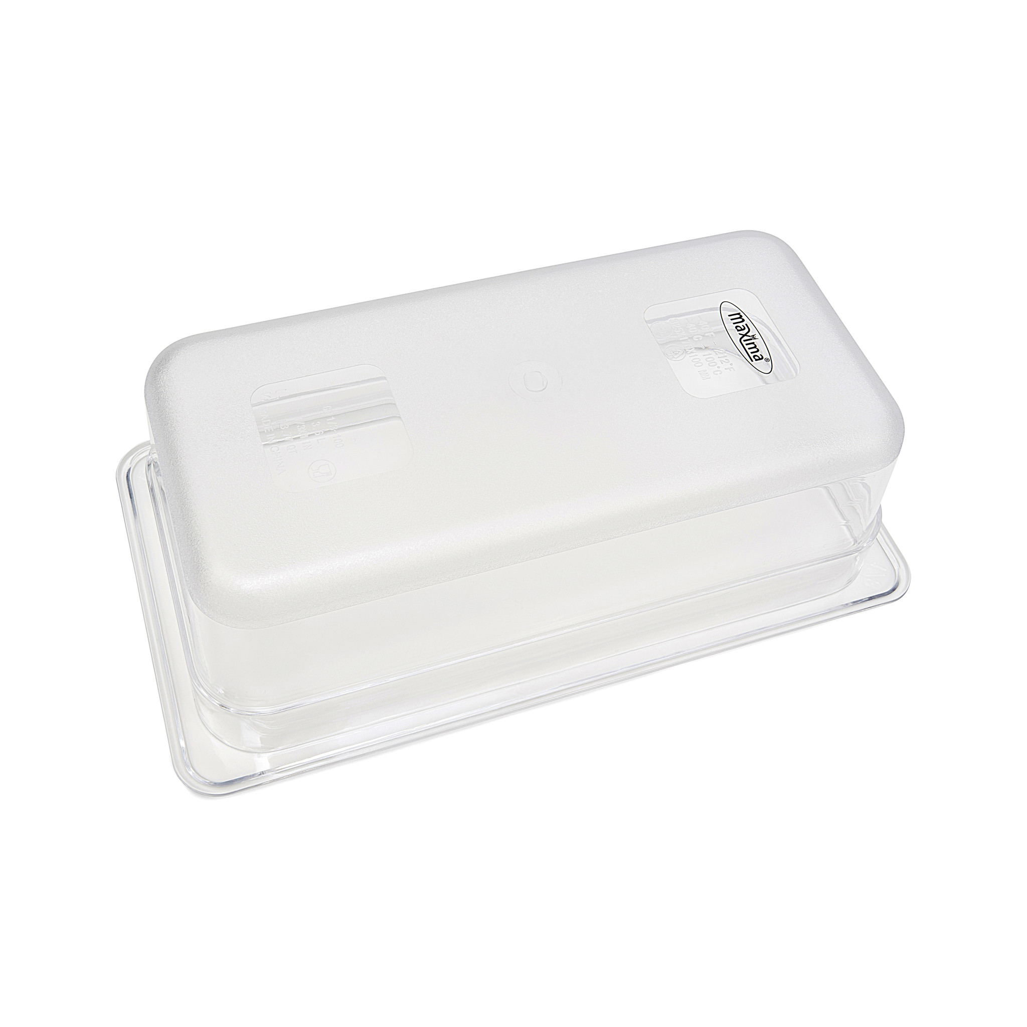 Gastronádoba 1/3 GN - 10 cm hlboká - 32,5 x 17,6 cm - polykarbonát – Obrázok 2