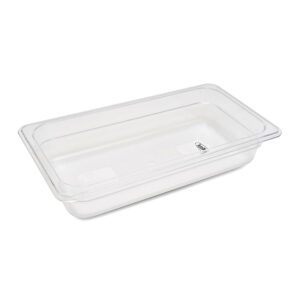 Gastronádoba 1/3 GN - 6,5 cm hlboká - 32,5 x 17,6 cm - polykarbonát
