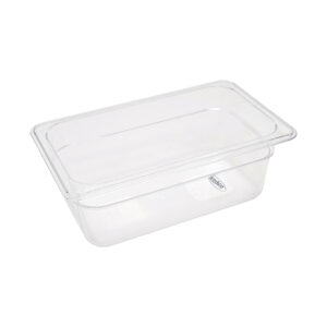 Gastronádoba 1/4 GN - 10 cm hlboká - 26,5 x 16,2 cm - polykarbonát