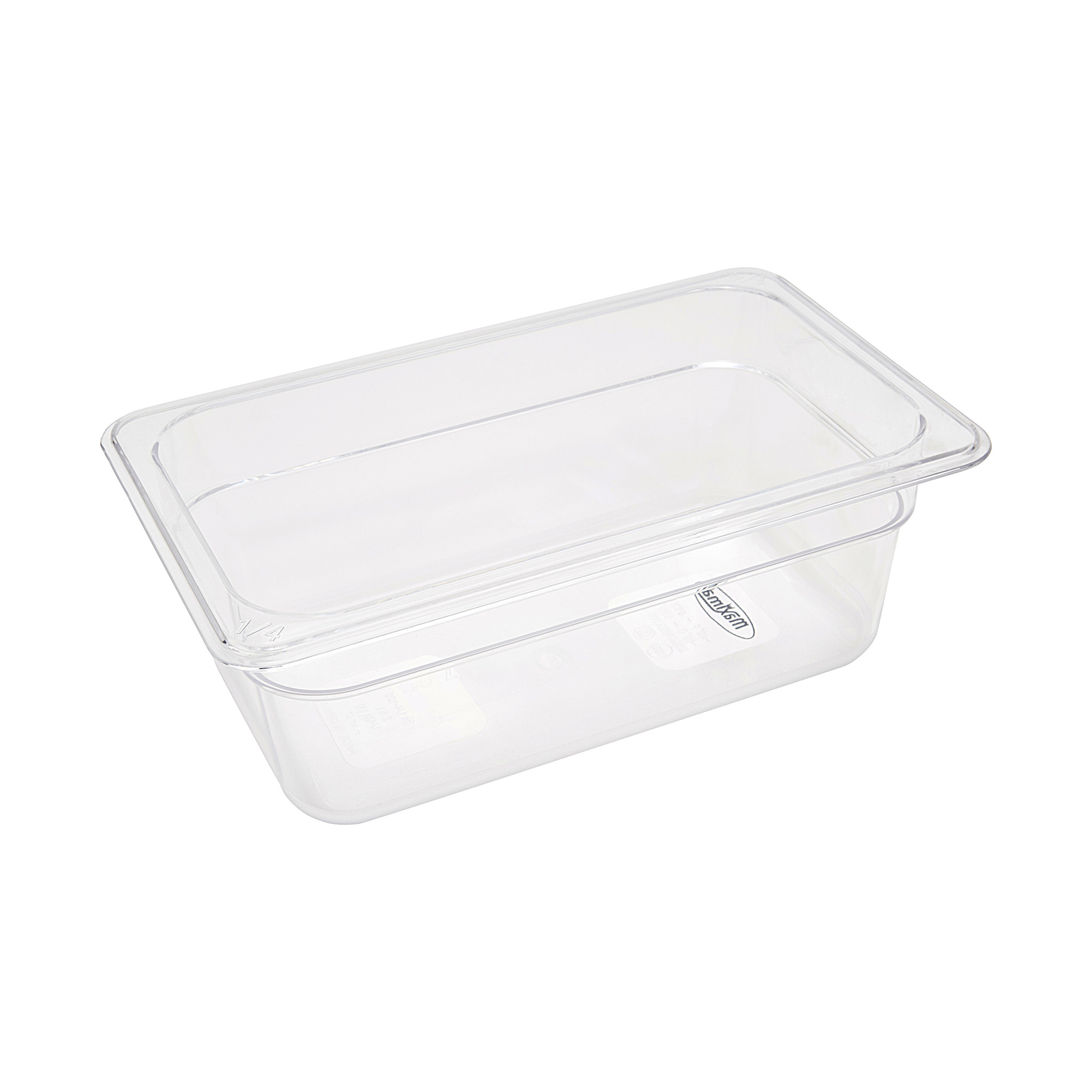 Gastronádoba 1/4 GN - 10 cm hlboká - 26,5 x 16,2 cm - polykarbonát