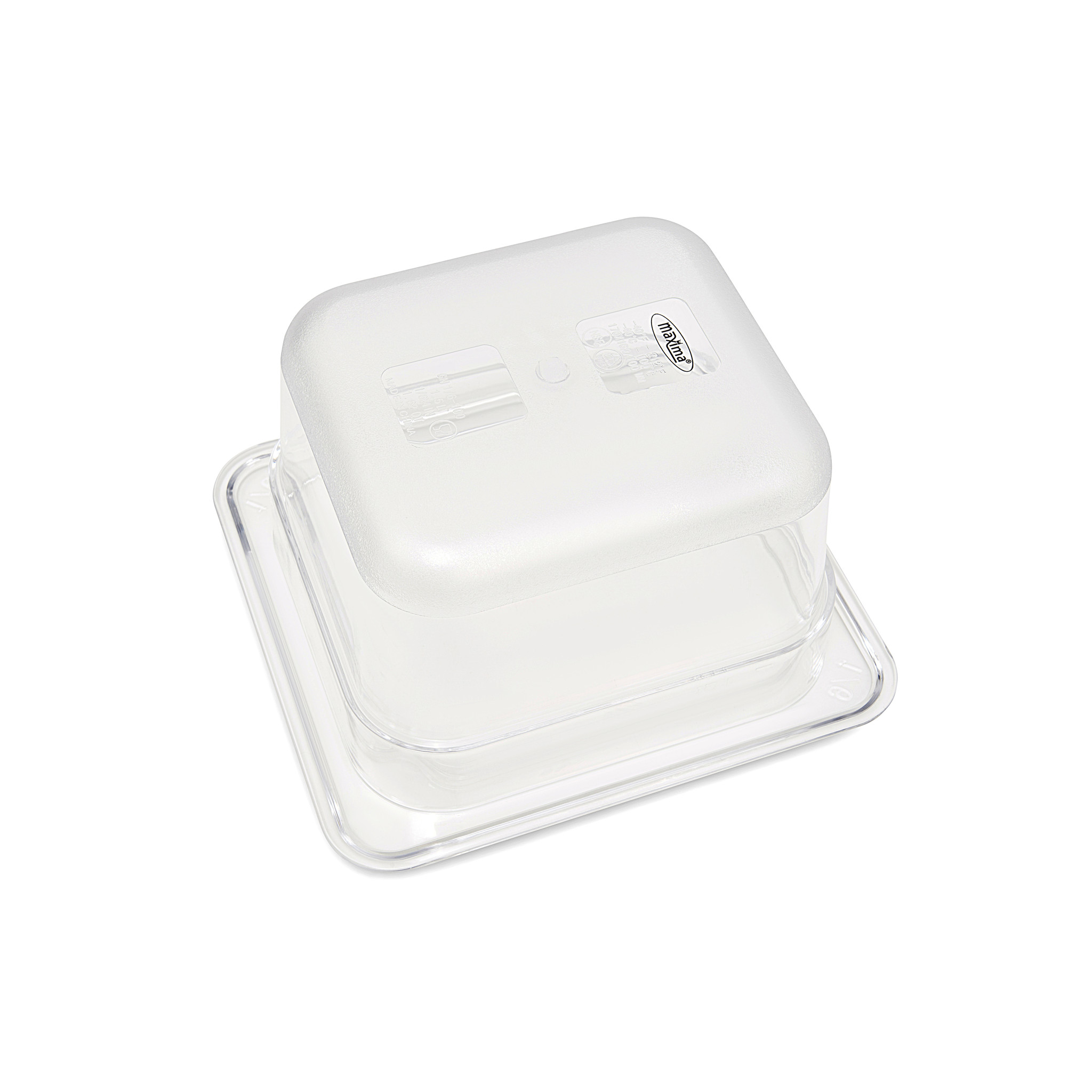 Gastronádoba 1/6 GN - 10 cm hlboká - 17,6 x 16,2 cm - Polykarbonát – Obrázok 2