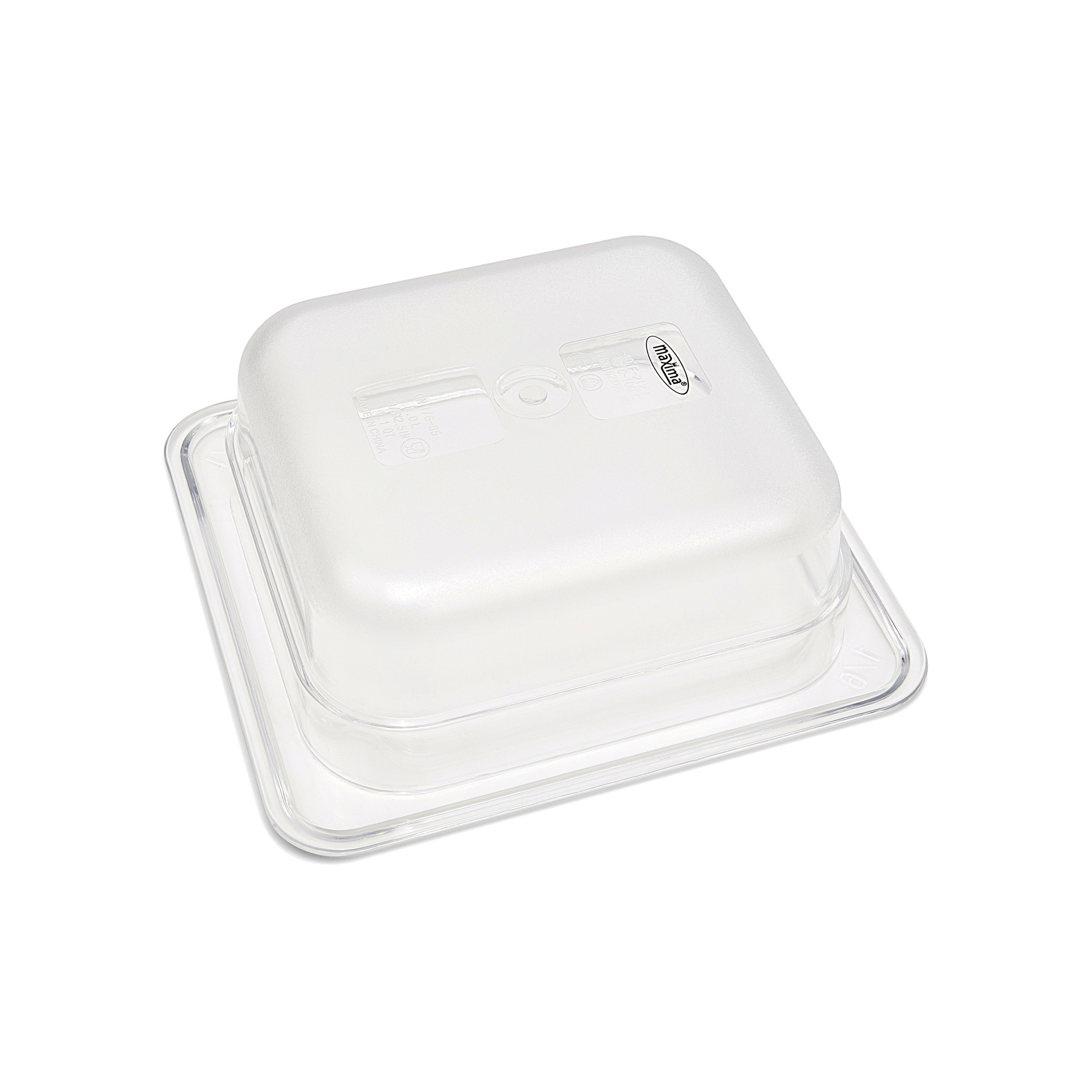 Gastronádoba 1/6 GN - 6,5 cm hlboká - 17,6 x 16,2 cm - polykarbonát – Obrázok 2