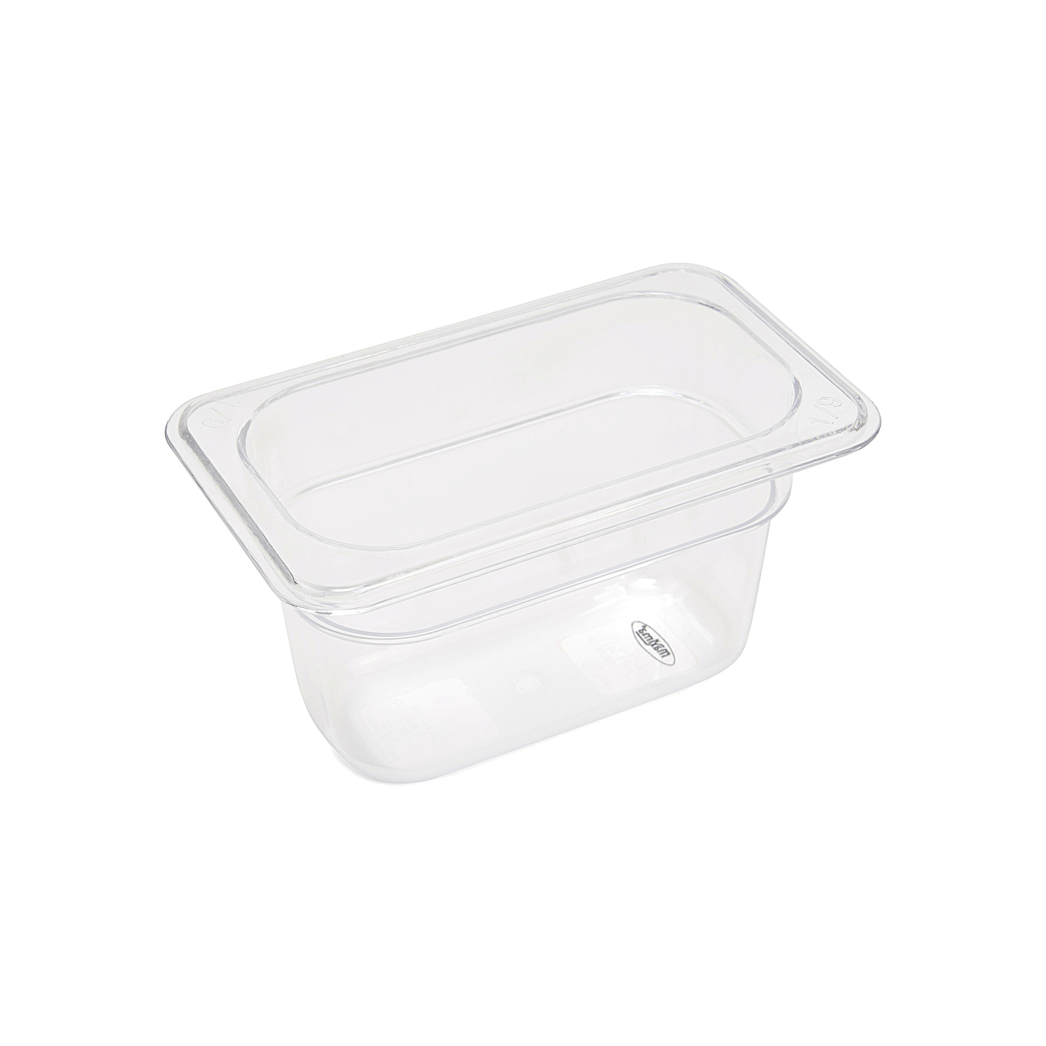 Gastronádoba 1/9 GN - 10 cm hlboká - 17,6 x 10,8 cm - Polykarbonát