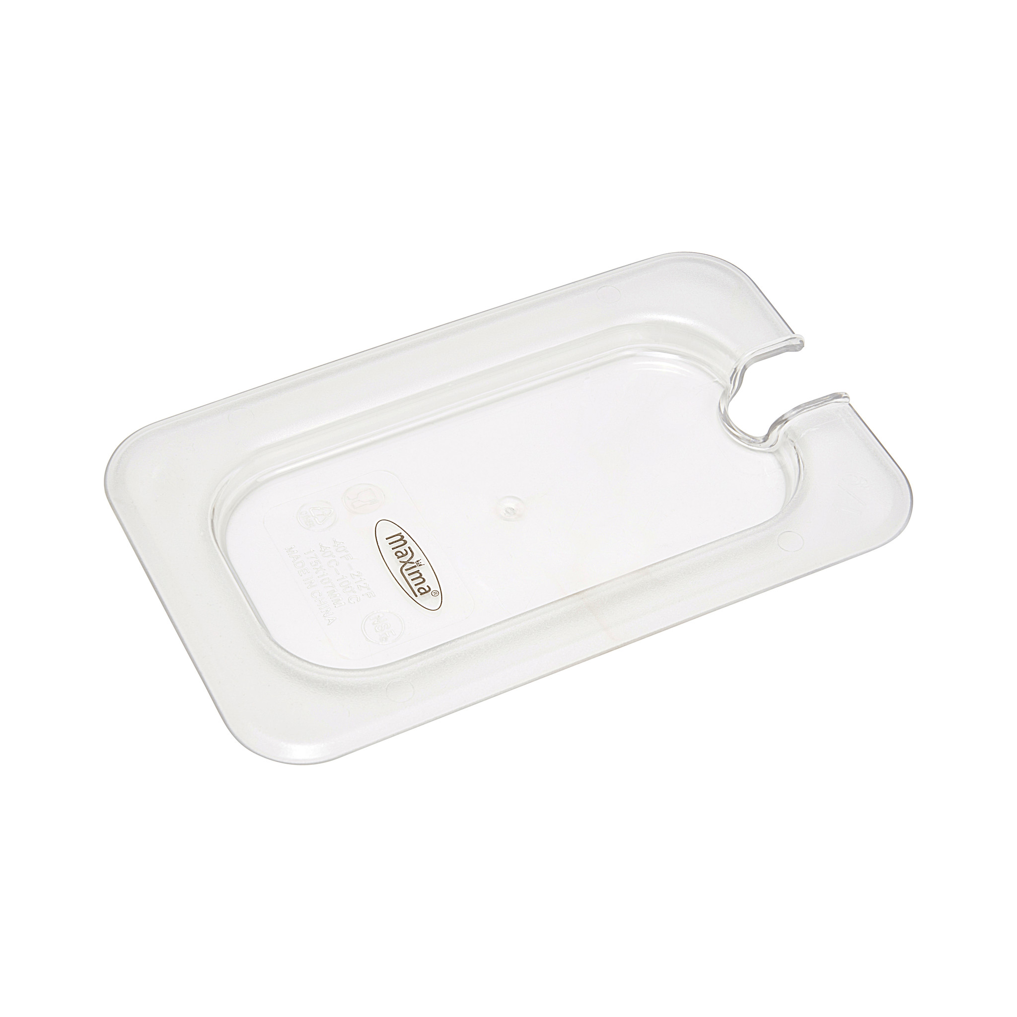 Veka 1/9 GN - s priehlbinou - polykarbonát