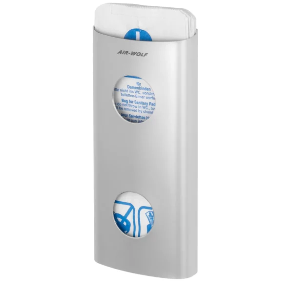 AIR WOLF | Dávkovač hygienických vrecúšok až na 25 hygienických vrecúšok - nerez - Image 4