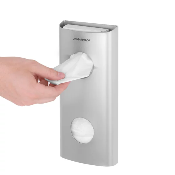 AIR WOLF | Dávkovač hygienických vrecúšok až na 25 hygienických vrecúšok - nerez - Image 5