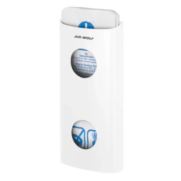 AIR WOLF | Dávkovač hygienických vrecúšok až na 25 hygienických vrecúšok - biela nerez - Image 6