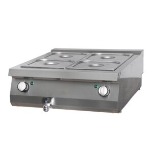 Elektrický varný panel Heavy Duty Bain Marie s dvojitou jednotkou - hĺbka 70 cm