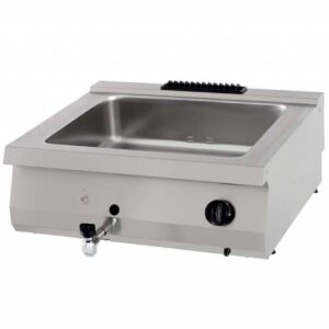 Plynový varný kotol Heavy Duty Bain Marie s dvojitou jednotkou - hĺbka 70 cm