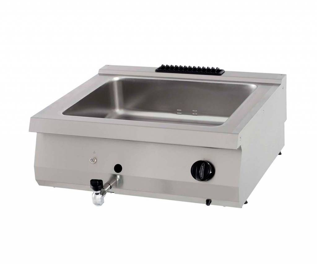 Plynový varný kotol Heavy Duty Bain Marie s dvojitou jednotkou - hĺbka 70 cm