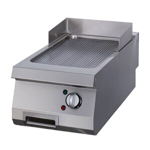 Chrómová mriežka s drážkami - elektrická - pre jednu jednotku - 70 cm hlboká