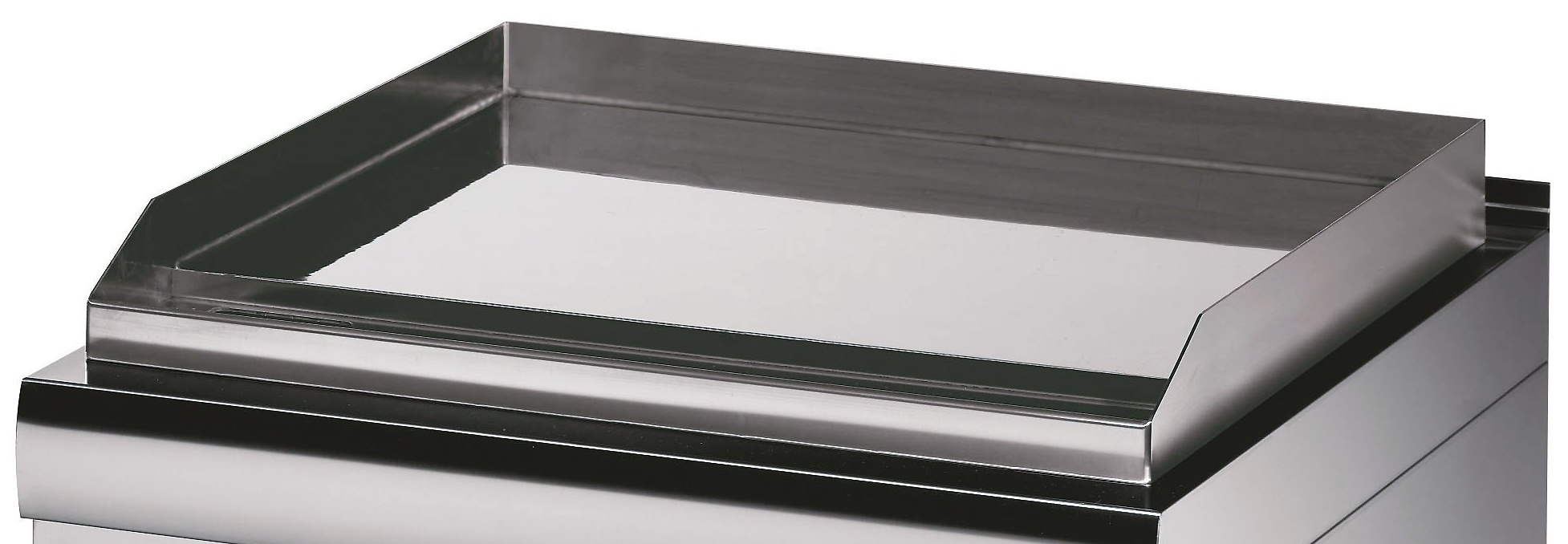 Hladká chrómová grilovacia doska Heavy Duty - plynová - 70 cm hlboká – Obrázok 2