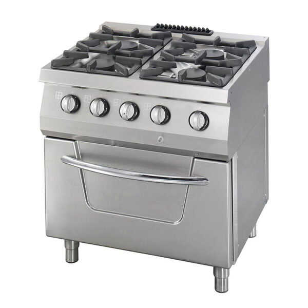 Plynový sporák + elektrická rúra – 37 kW | Maxima 09396013