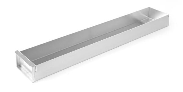 Hliníkový cukrárenský plech – uzatvárateľný, HENDI, 580x100x(H)50mm