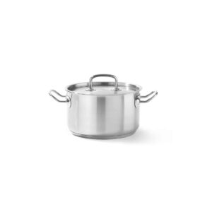 Stredný hrniec – s pokrievkou, HENDI, Kitchen Line, 3,5L, ø200x(H)115mm