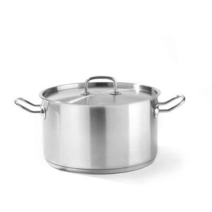 Stredný hrniec – s pokrievkou, HENDI, Kitchen Line, 9,5L, ø280x(H)155mm
