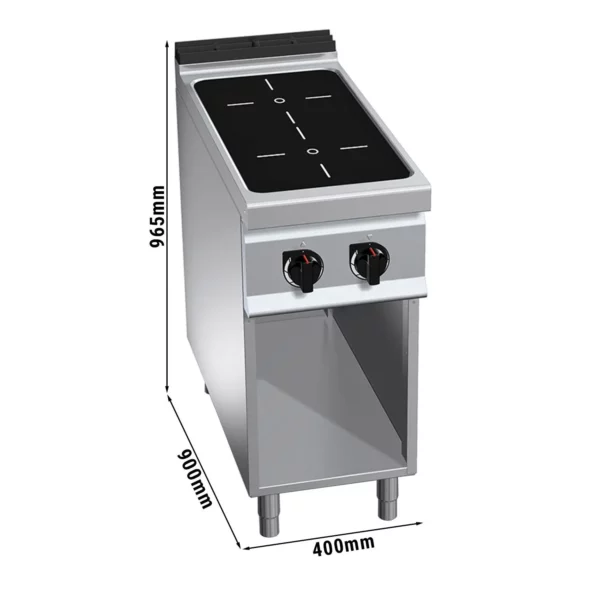 Indukčný sporák - 10 kW - 2 varné dosky