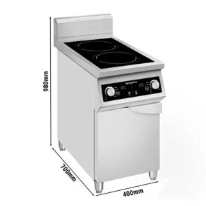 Indukčný sporák - 10 kW - 2 varné dosky