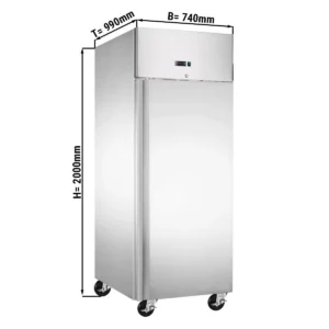 Pekárenská chladnička ECO - EN 60x80 - 600 litrov - s 1 dverami