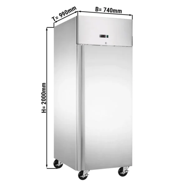 Pekárenská chladnička ECO - EN 60x80 - 600 litrov - s 1 dverami