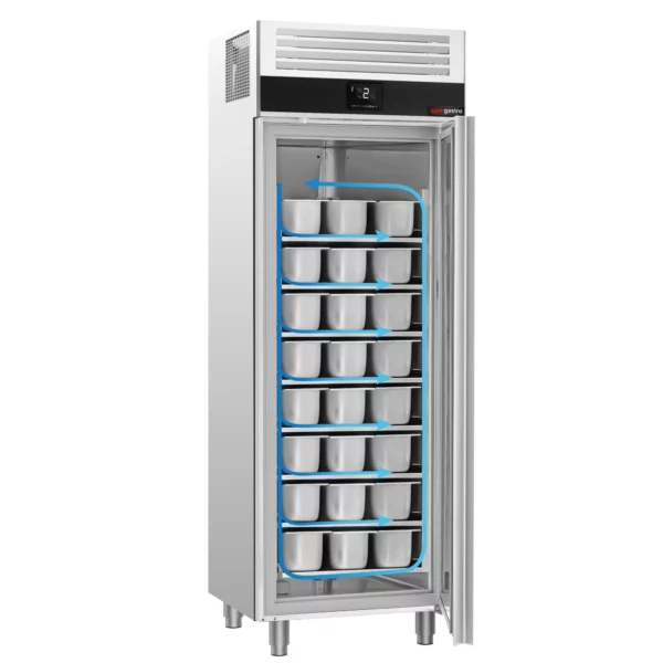 Mraznička na ľad PREMIUM - EN 60x80 - 700 litrov - s 1 dverami - Image 2