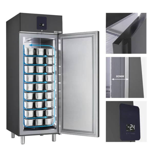 Mraznička PREMIUM PLUS - 745 x 870 mm - 650 litrov - s 1 dverami - Image 5