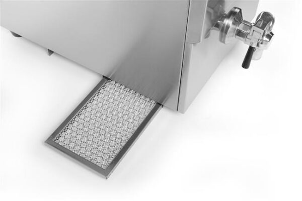 Indukčná fritéza s vypúšťacím kohútikom, 8 l, HENDI, 8L, Svetlošedá, 230V/3500W, 288x619x(H)408mm - Image 8