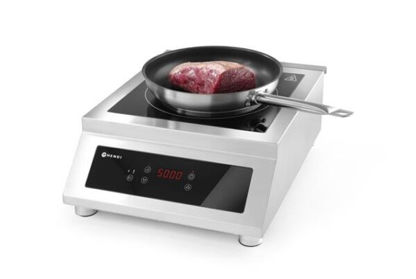 Indukčný varič model 5000 D, HENDI, Profi Line, 400V/5000W, 398x525x(H)175mm - Image 2