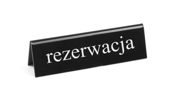 Informačná tabuľka Rezervované“, HENDI, reserved, 130x30x(H)38mm - Image 5