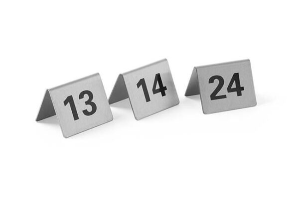 Informačná tabuľka s číslom, HENDI, Čísla 1-12, 50x35x(H)40mm - Image 3