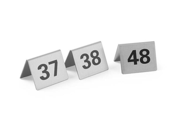 Informačná tabuľka s číslom, HENDI, Čísla 1-12, 50x35x(H)40mm - Image 5