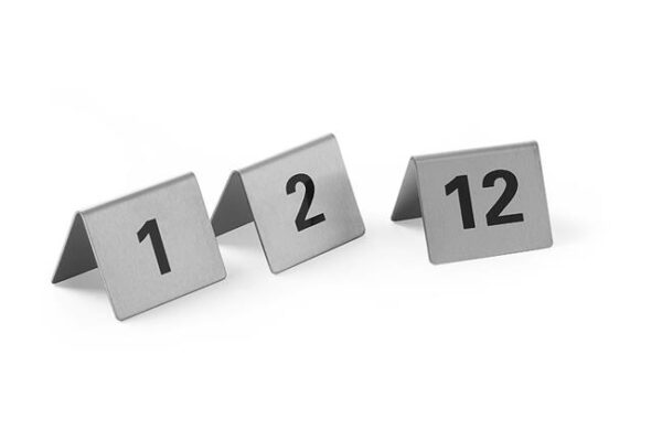 Informačná tabuľka s číslom, HENDI, Čísla 13-24, 50x35x(H)40mm