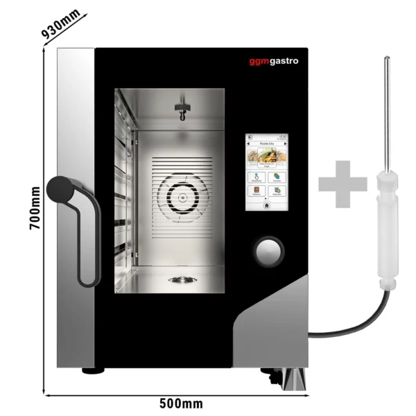 Konvektomat COMPACT - Touch - 6x GN 1/1 - s umývacím systémom a snímačom teploty
