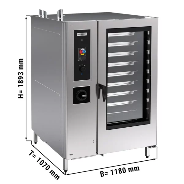 Plynový konvektomat - Touch - 40x GN 1/1 - vrátane bojlera