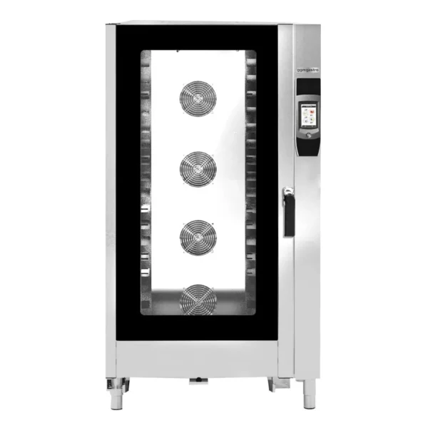 Konvektomat - Touch - 20x GN 1/1 - s umývacím systémom - vrátane vozíka na tácku - Image 8