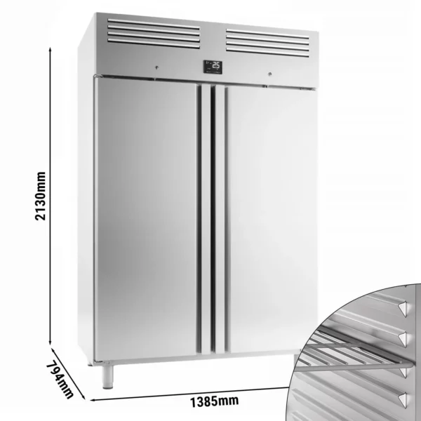 Chladnička PREMIUM PLUS - GN 2/1 - 1240 litrov - s 2 dverami
