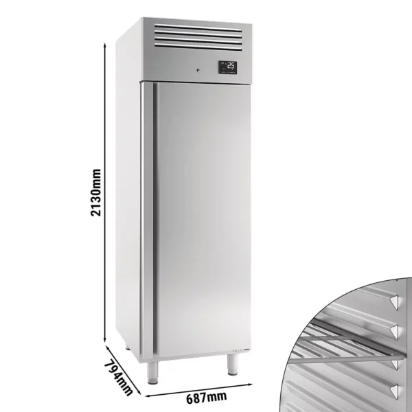 Chladnička PREMIUM PLUS - GN 2/1 - 560 litrov - s 1 dverami