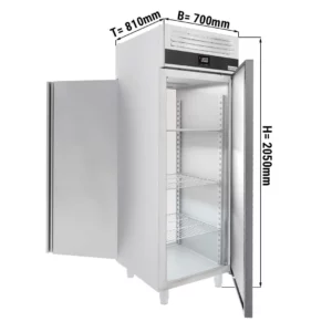 Priechodná chladnička PREMIUM - GN 2/1 - 700 litrov - s 1 prednými dverami a 1 zadnými dverami