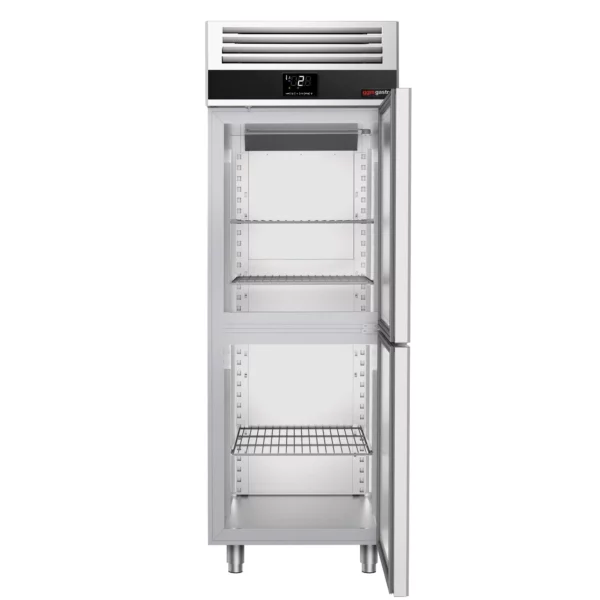 Chladnička PREMIUM - GN 2/1 - 700 litrov - s 2 nerezovými polovičnými dverami - Image 7