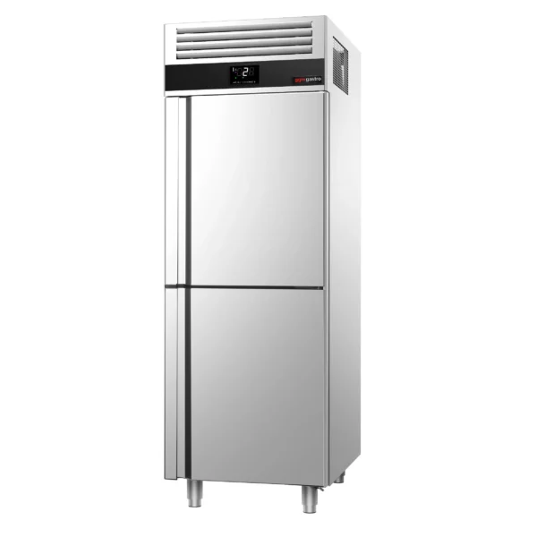 Chladnička PREMIUM - GN 2/1 - 700 litrov - s 2 nerezovými polovičnými dverami - Image 8