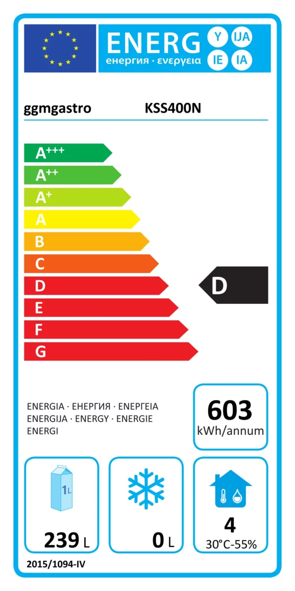 Úložná chladnička ECO - 400 litrov - s 1 dverami - Image 12