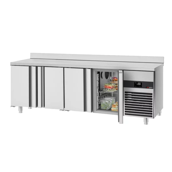 Chladiaci stôl PREMIUM - 2330x600mm - so 4 dverami a podstavcom - Image 4