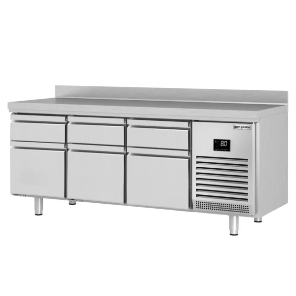 Chladiaci stôl PREMIUM PLUS - 1960x700mm - 6 zásuviek a zásuvka - Image 6