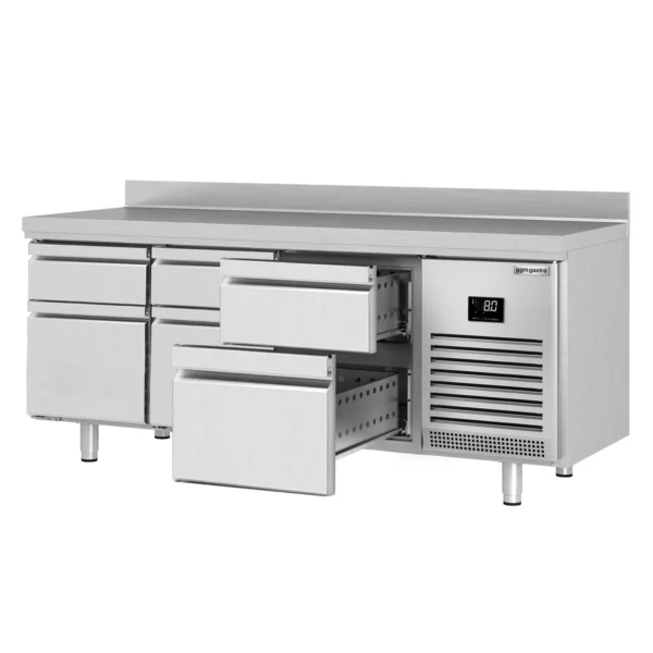 Chladiaci stôl PREMIUM PLUS - 1960x700mm - 6 zásuviek a zásuvka - Image 8