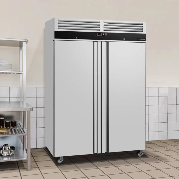 Mraznička ECO - GN 2/1 - 1400 litrov - s 2 dverami - nerezové vnútorné dvere - Image 4